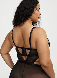 Mob Wife Strappy Underwire Lace Bodysuit