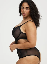 Mob Wife Strappy Underwire Lace Bodysuit