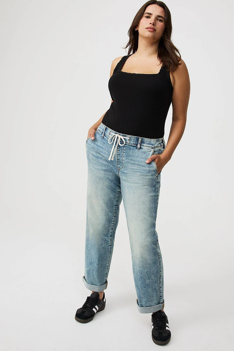 Pointelle Square Neck Lace Trim Tank