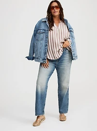 Harper Double Gauze Pullover Blouse