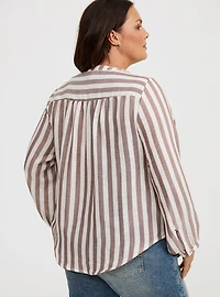 Harper Double Gauze Pullover Blouse