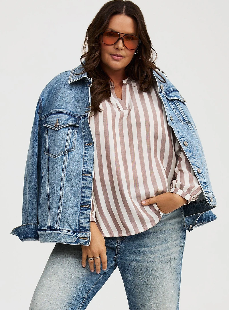 Harper Double Gauze Pullover Blouse