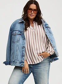 Harper Double Gauze Pullover Blouse