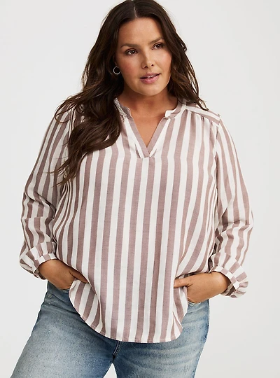 Harper Double Gauze Pullover Blouse