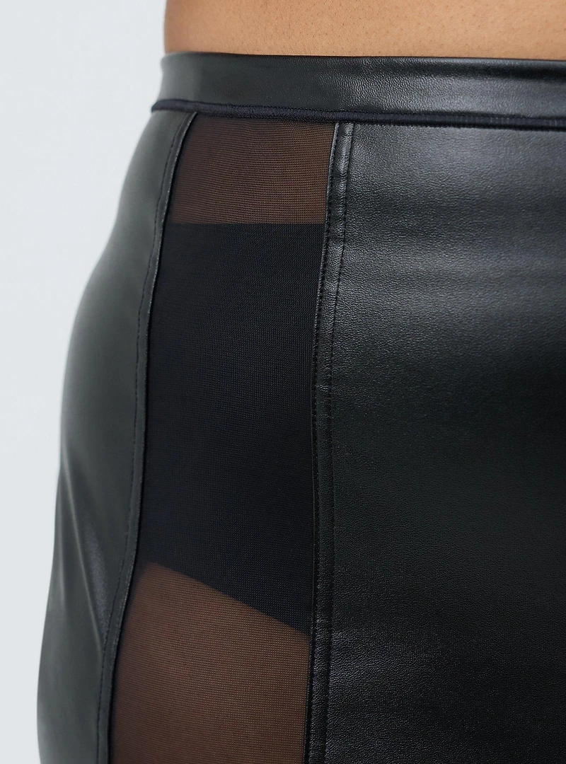 Mob Wife Zip Front Skirt