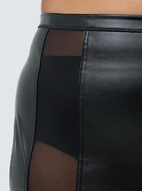 Mob Wife Zip Front Skirt