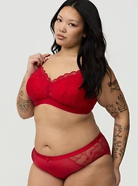 Dream Wire-Free Heart Lace Bra