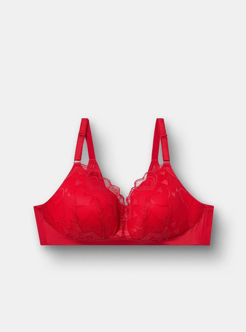 Dream Wire-Free Heart Lace Bra