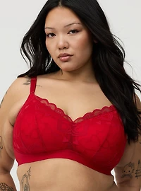 Dream Wire-Free Heart Lace Bra
