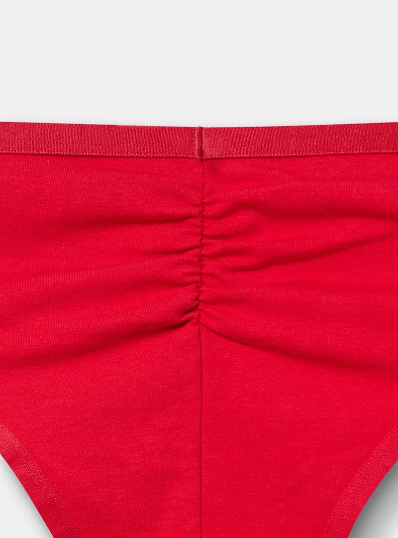 Cotton Cinch Mid-Rise Tanga Panty
