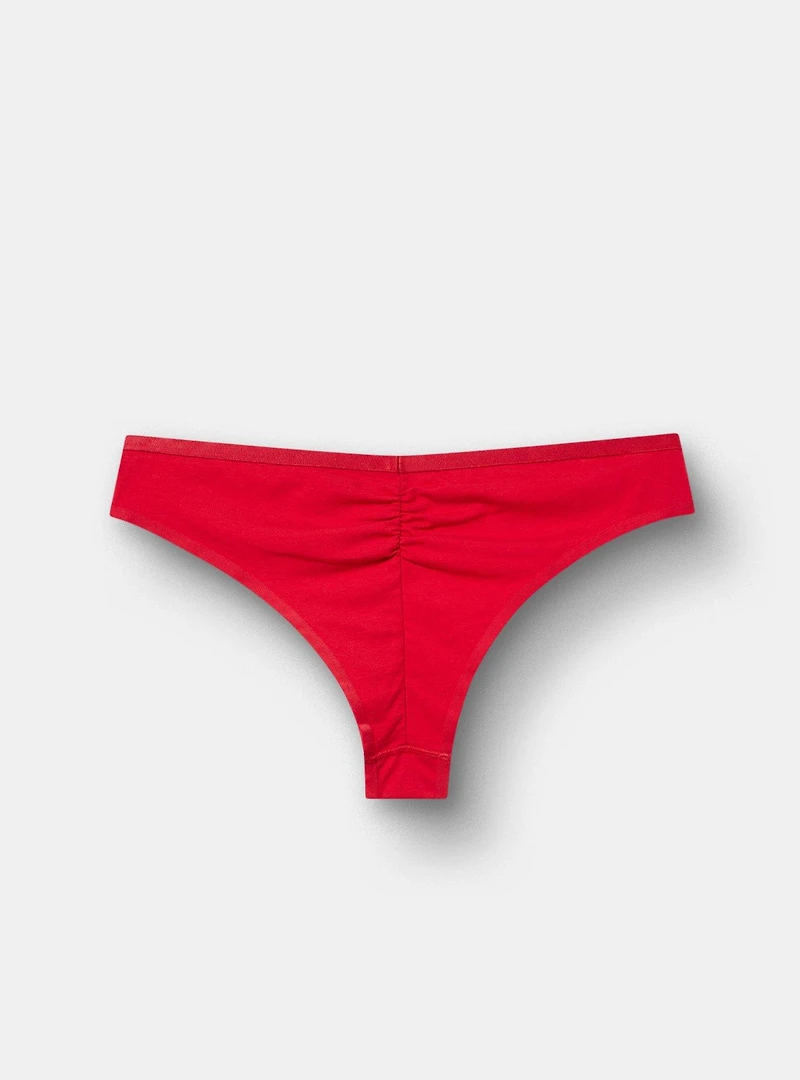 Cotton Cinch Mid-Rise Tanga Panty