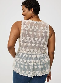 Lace V-Neck Tank