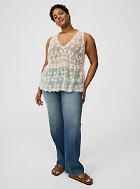 Lace V-Neck Tank