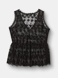 Lace V-Neck Tank
