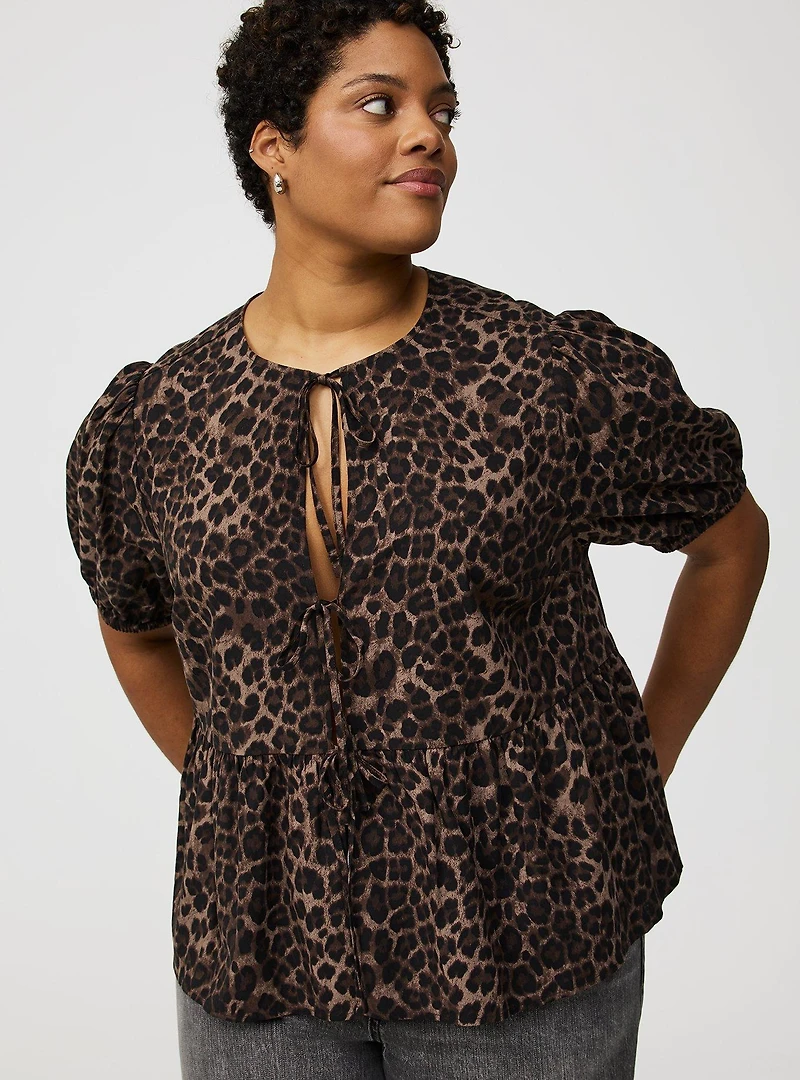 Tie-Front Blouse