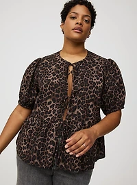 Tie-Front Blouse