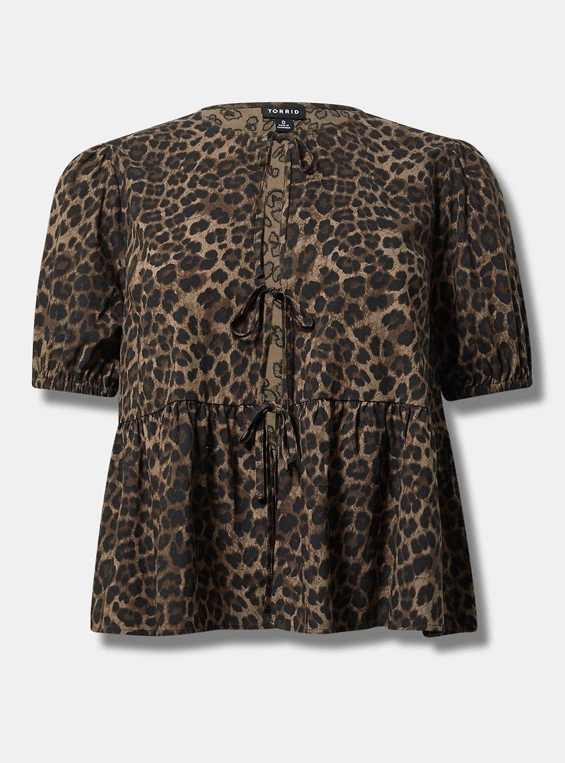Tie-Front Blouse