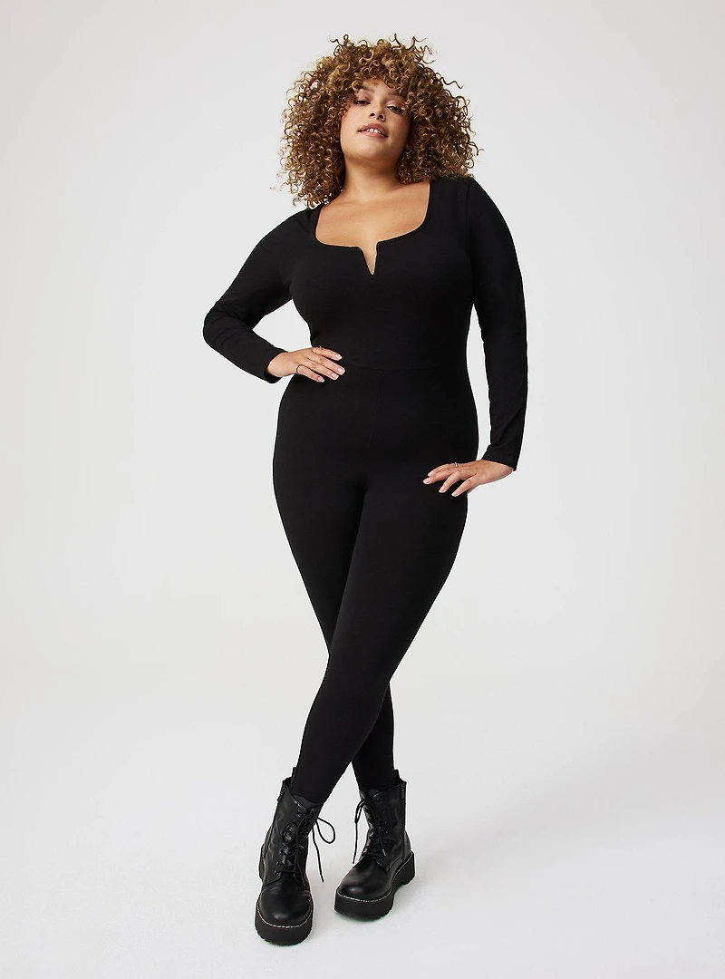 Scoop Neck Catsuit