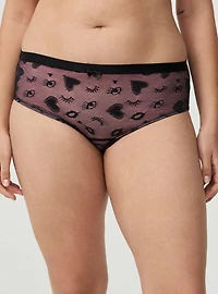 Love Lace Mid-Rise Hipster Panty