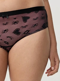 Love Lace Mid-Rise Hipster Panty