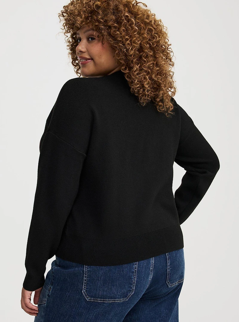 Luxe Cozy Crew Pullover Sweater