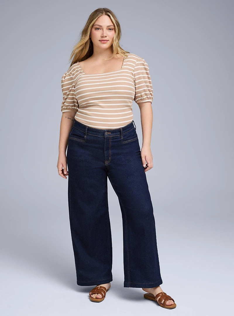 Belle Isle Puff Sleeve Top