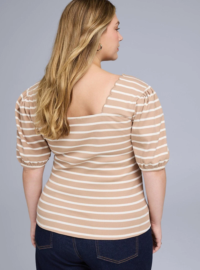 Belle Isle Puff Sleeve Top