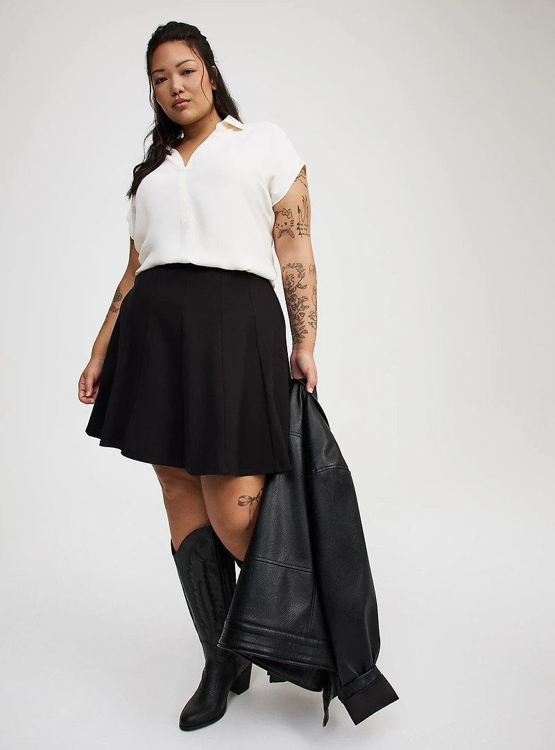 Georgette Dolman Popover Top