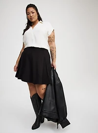 Georgette Dolman Popover Top