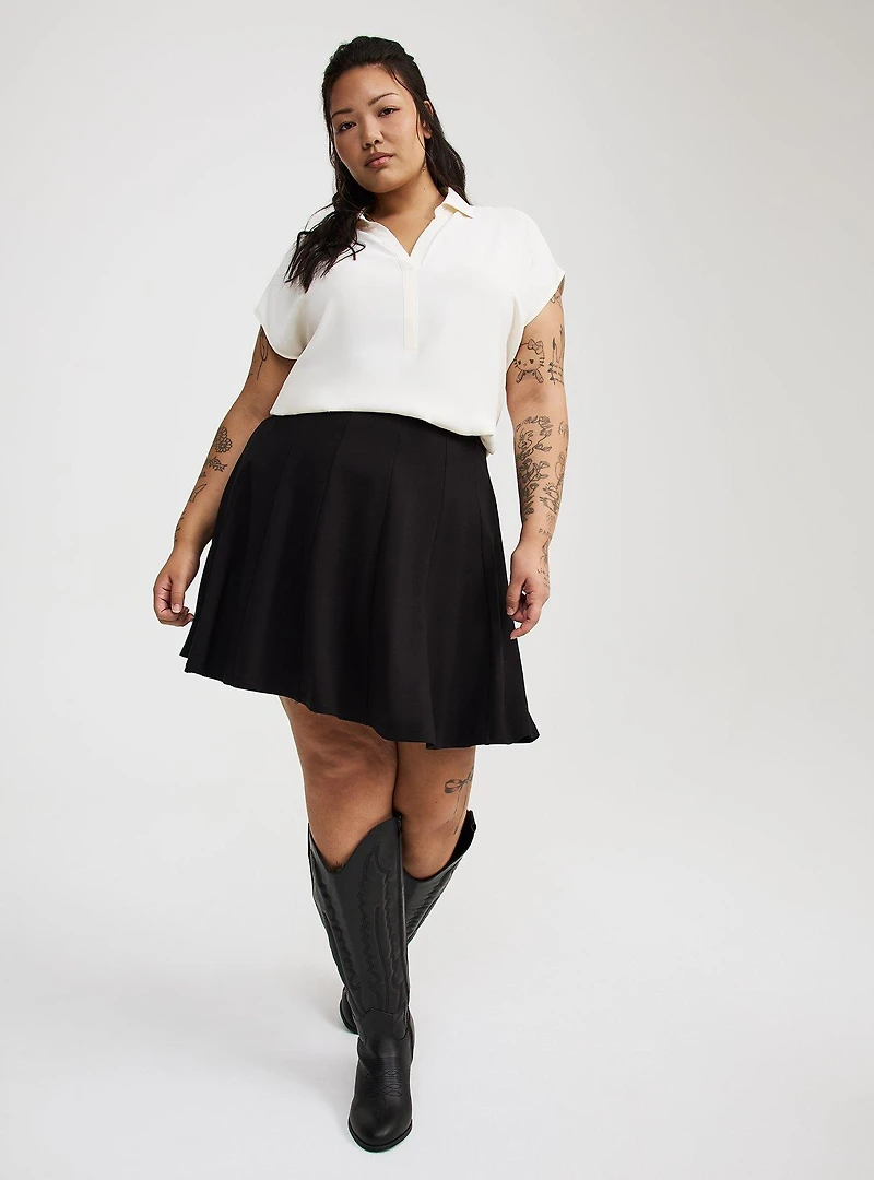 Georgette Dolman Popover Top