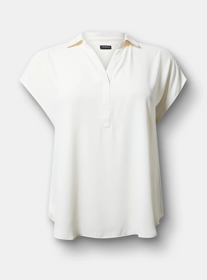 Georgette Dolman Popover Top