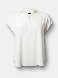Georgette Dolman Popover Top