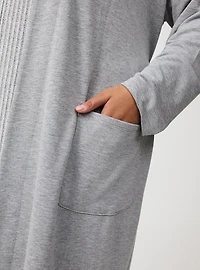 Lightweight French Terry Hooded Sleep Robe
