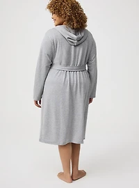 Lightweight French Terry Hooded Sleep Robe
