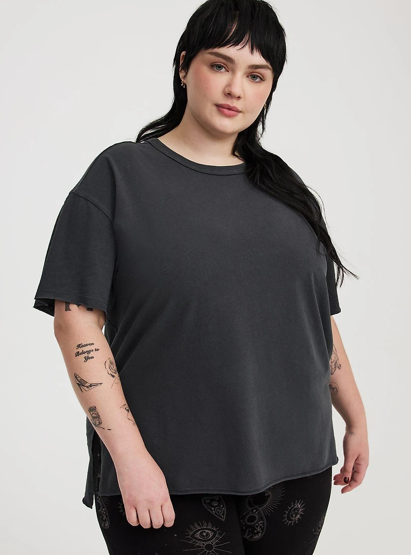 Cotton Crew Boxy Tee