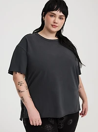 Cotton Crew Boxy Tee
