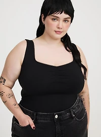 Foxy Cinched Sweetheart Tank