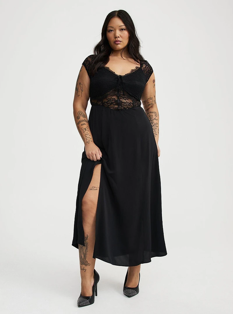 Maxi Corset Slip Dress