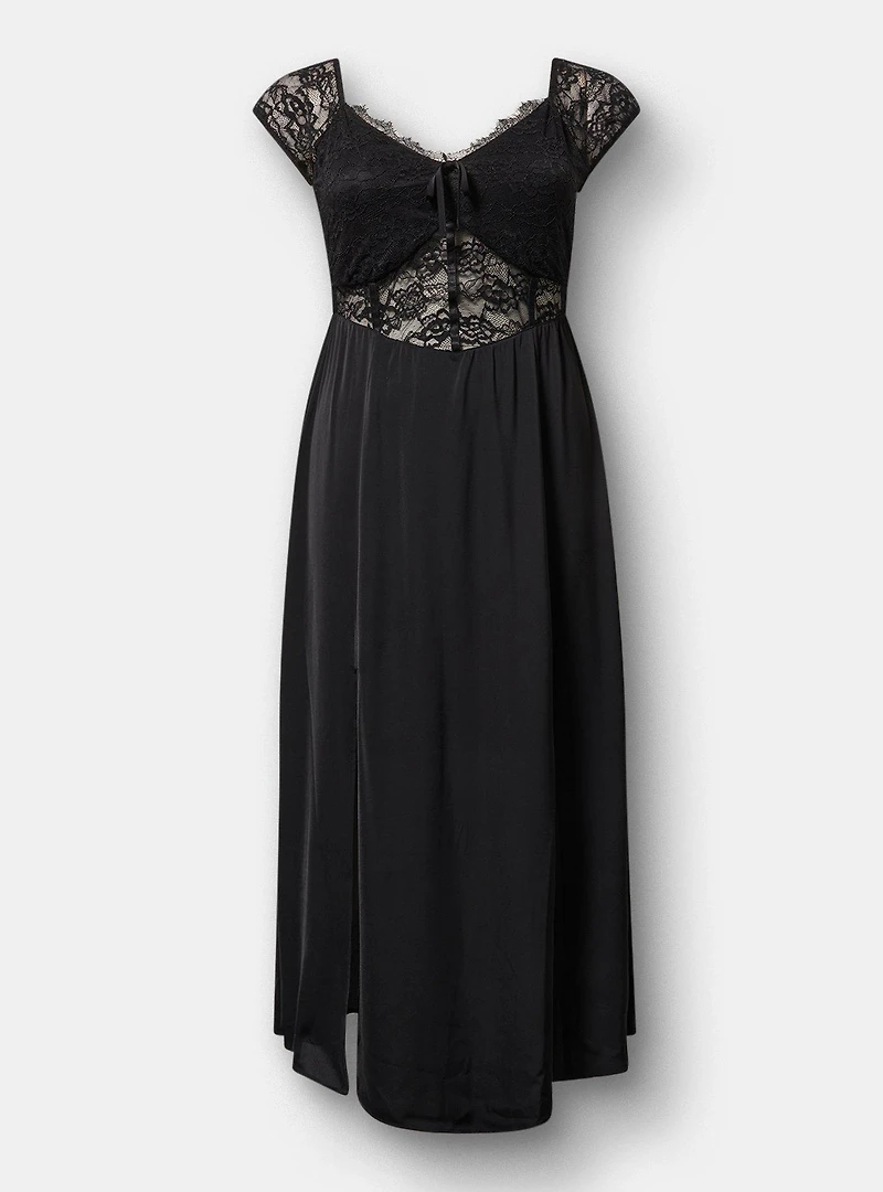 Maxi Corset Slip Dress