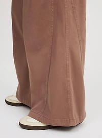 High-Rise Wide-Leg Baggy Chino Pant
