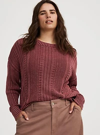 High-Rise Wide-Leg Baggy Chino Pant