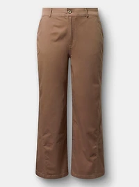 High-Rise Wide-Leg Baggy Chino Pant