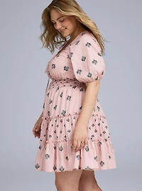 Belle Isle Puff Sleeve Mini Dress