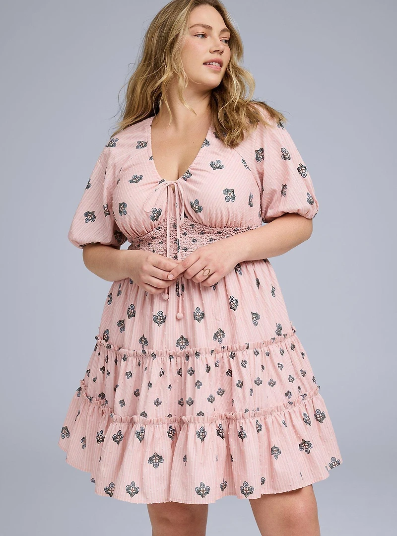 Belle Isle Puff Sleeve Mini Dress