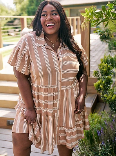 Belle Isle Shirt Mini Dress
