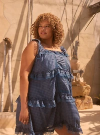 Festi Open Back Tiered Dress