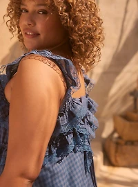 Festi Open Back Tiered Dress