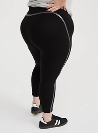 Crop Side Foiled Legging