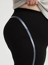 Crop Side Foiled Legging