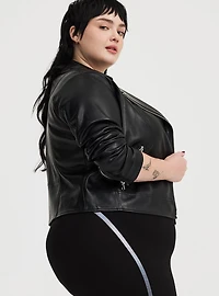 Crop Side Foiled Legging